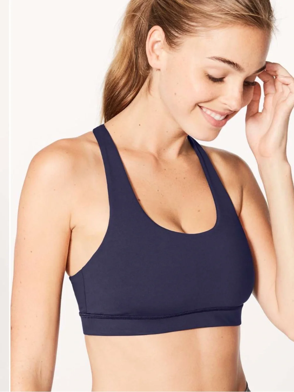 Lululemon Invigorate Bra Midnight Navy size 8